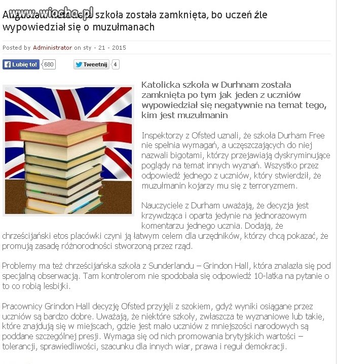 A tymczasem szkoła 