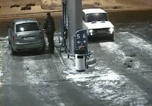 Tankowanie ze szlugiem 
