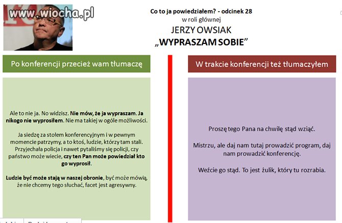 Król żebraków prawdomówny jak zwykle