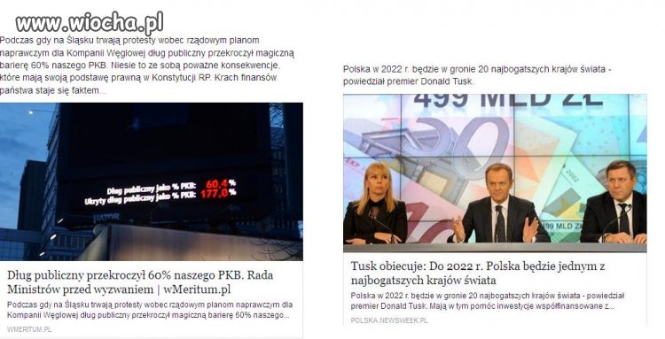 Dług publiczny przekroczył magiczną barierę 60%PKB