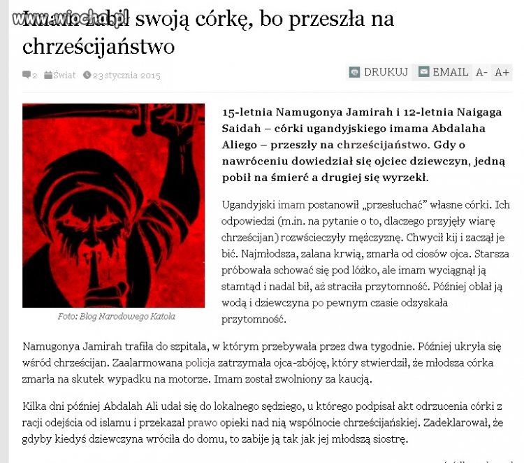 Takie są skutki przy zmianie religii 