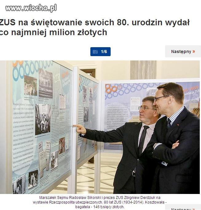 Nie mówi się ZUS tylko PO 