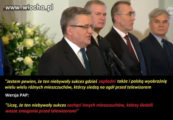 "Nasz wieszcz" znowu plecie bzdury...