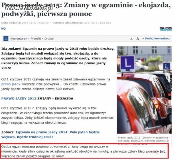 PRAWO JAZDY 2015