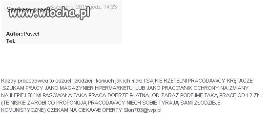 Szukam pracy