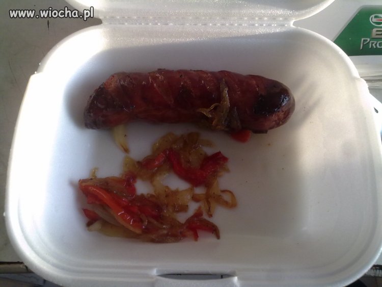 Kiełbaska 200g z cebulką według pewnego...