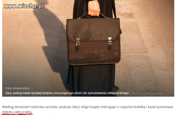 Następny pierd*lnięty klecha