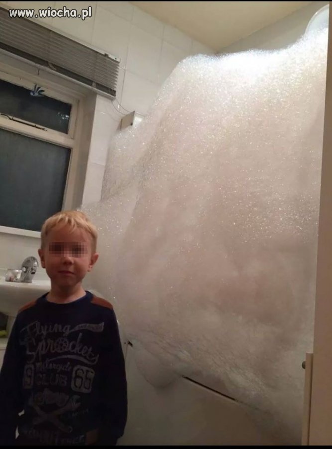 Też za bajtla lubiłem dużo piany