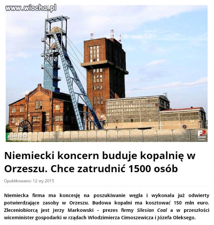 To jak to jest z tymi kopalniami?