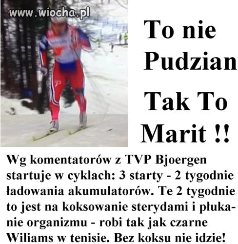 Marit jak Pudzian po siłce.Naładowane akumulatory