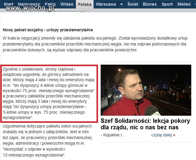 Polskie górnictwo jest bogate skoro ich stać na...
