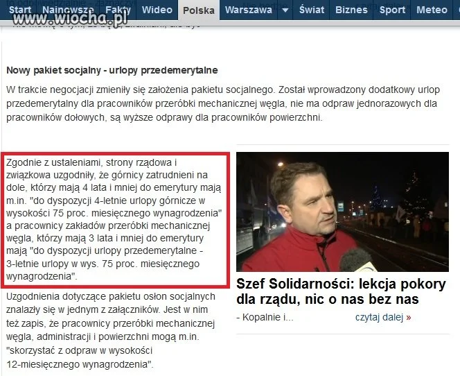 Polskie górnictwo jest bogate skoro ich stać na...