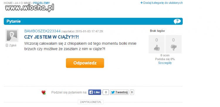 Coraz głupsze te pytania 