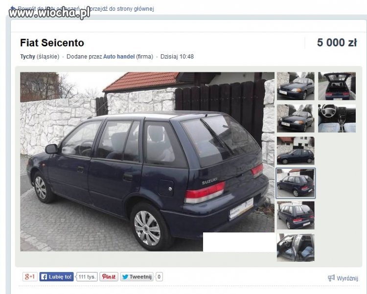 Trochę dziwny ten Fiat...
