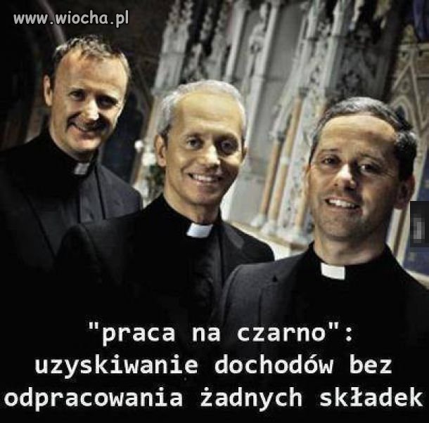 "Praca" na czarno