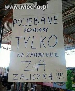 Poyebane rozmiary
