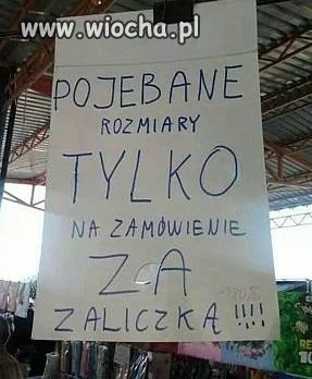 Poyebane rozmiary