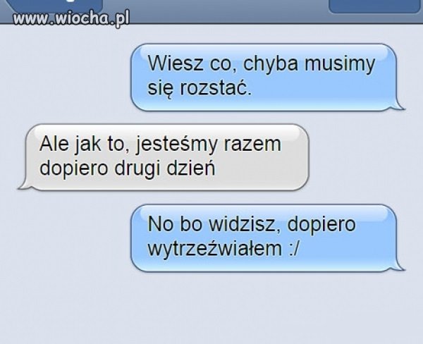 Chyba musimy się rozstać