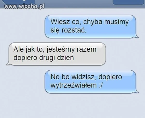 Chyba musimy się rozstać