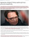 A czy Pani Holland demonstrowała wraz ze swoja świtą 