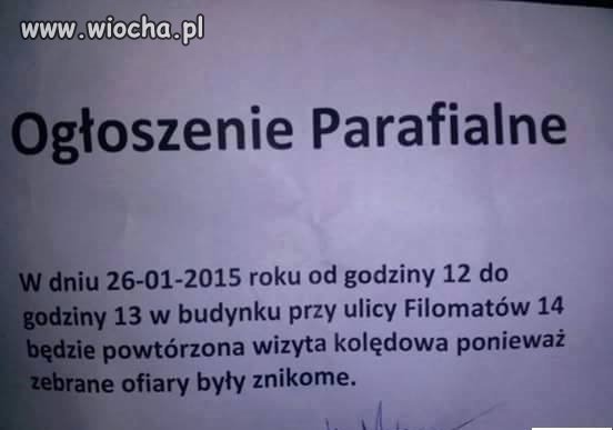 Krótkie ogłoszenie