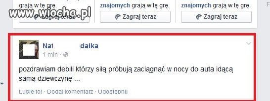 Lepiej napisać na FB, 
