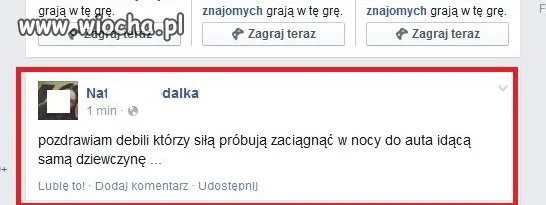 Lepiej napisać na FB, 