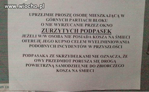 ZUŻYTE PODPASKI