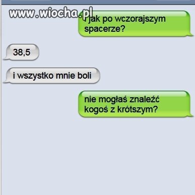 I jak po wczorajszym spacerze?