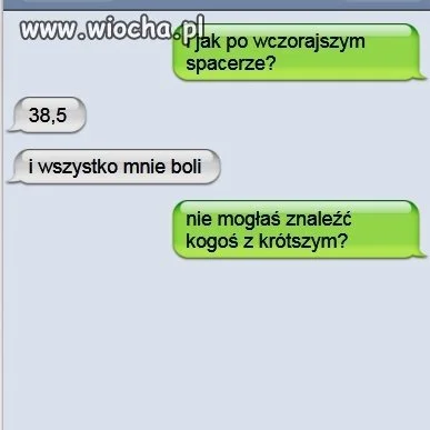 I jak po wczorajszym spacerze?