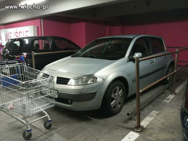 Nie zrozumiał pojęcia - miejsce dla wózków 