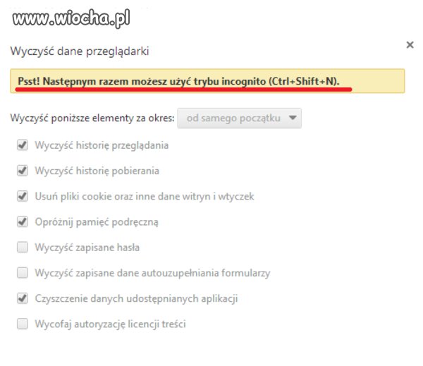 Nawet Twoja przeglądarka wie...