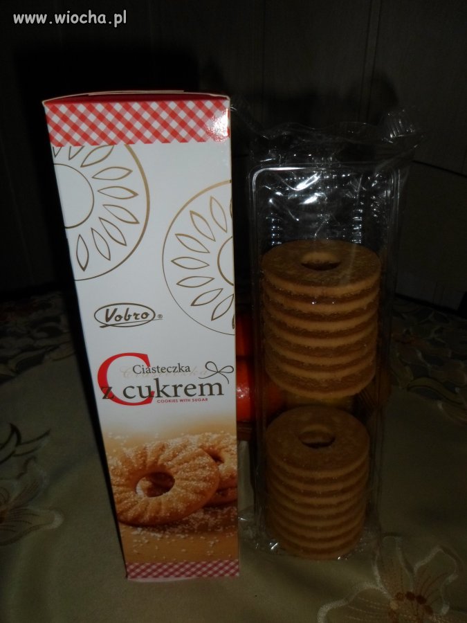 Ciasteczka z cukrem. Meeega paka.