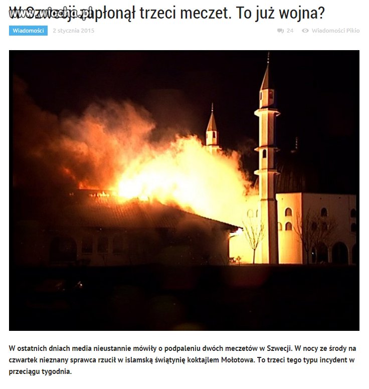 Mam nadzieję że nie skończy się na ...