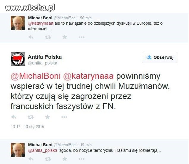 Coś się SBekowi w głowie przestawiło po "liściu" 
