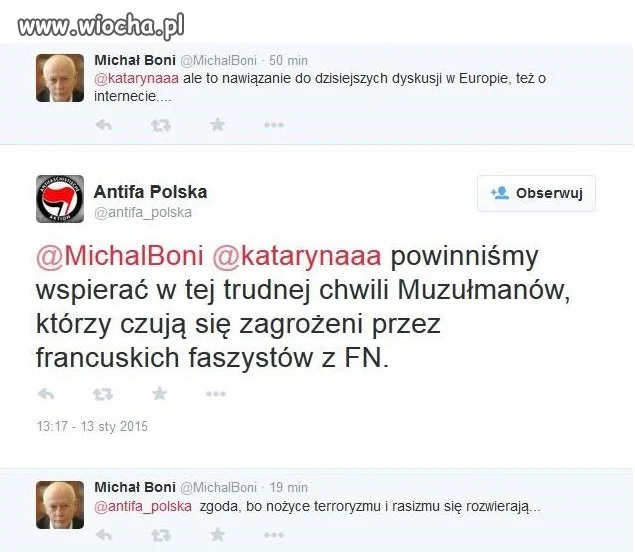 Coś się SBekowi w głowie przestawiło po "liściu" 