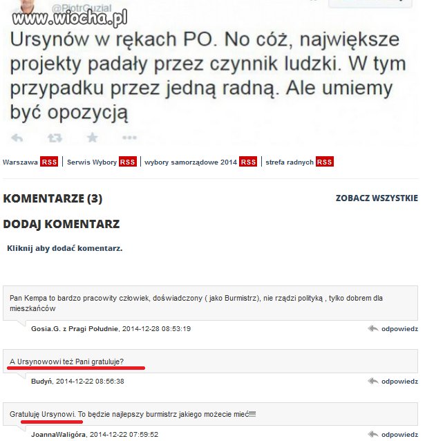 Powyborcze gratulacje