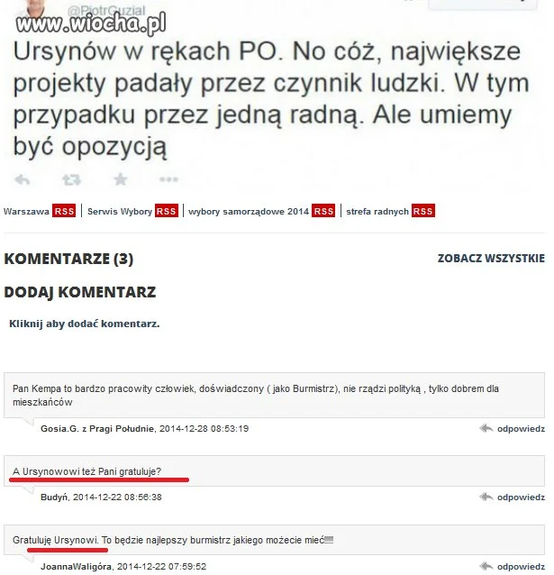 Powyborcze gratulacje