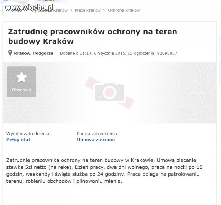 Praca w Polsce 2015
