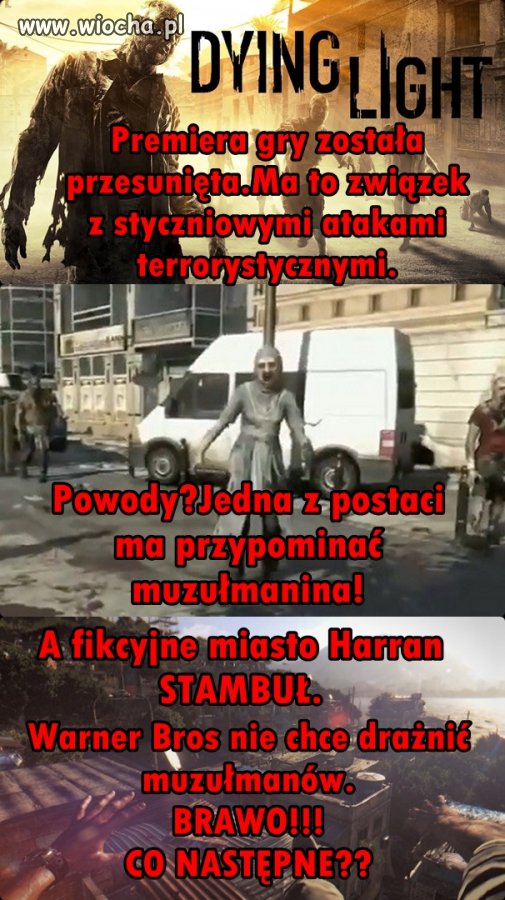 W grze występuje muzułmanin?