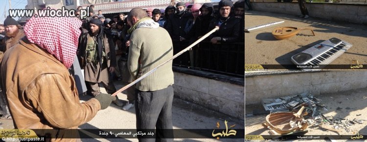Dostał 90 batów od policji ISIS...