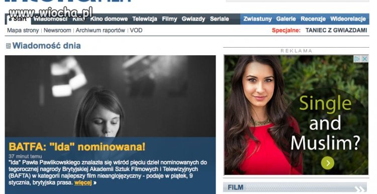 Obok wiadomości dnia...