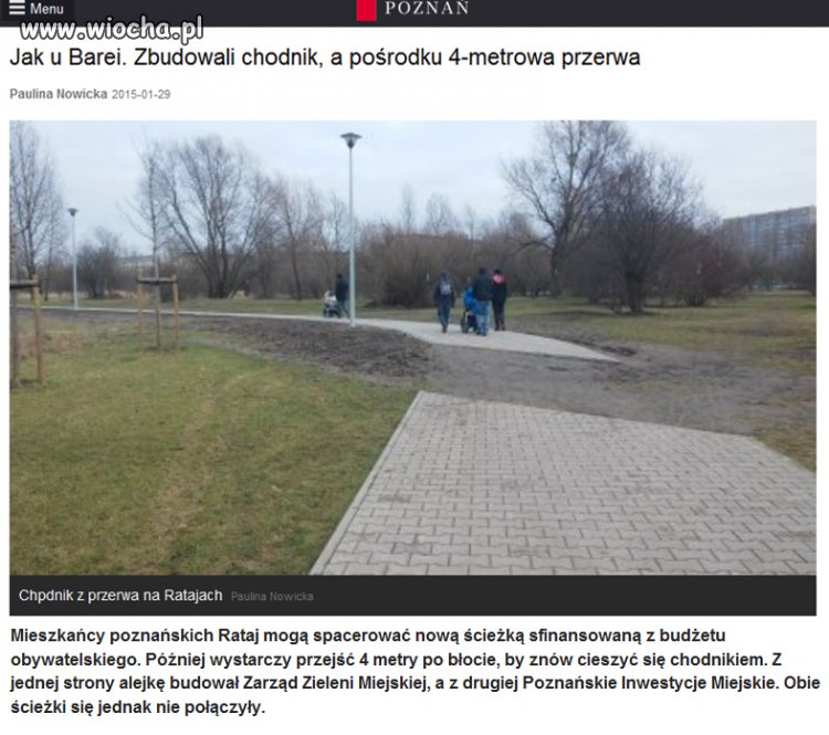 A pomiędzy? Prywatna działka.Zapomniało się projektantowi