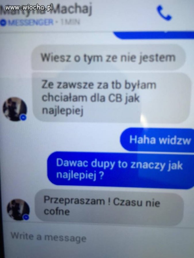 Czasu nie da się cofnąć ...