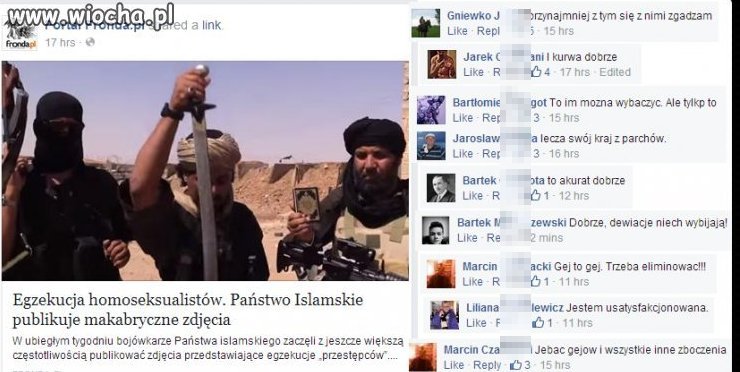 Polacy popieraja islamską dzicz