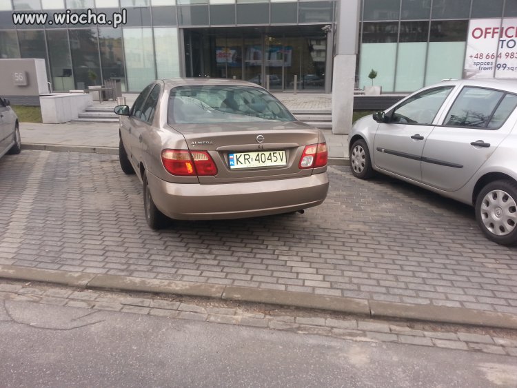 Kretynów nie umie parkować 