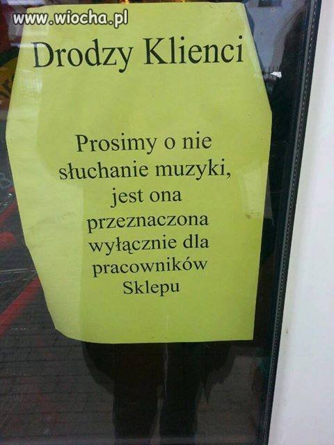Przed wejściem do sklepu prosimy pobrać stopery.