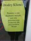 Przed wejściem do sklepu prosimy pobrać stopery.