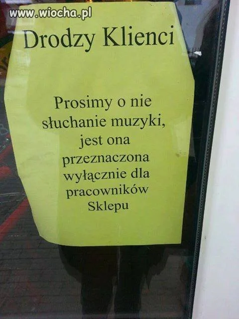 Przed wejściem do sklepu prosimy pobrać stopery.