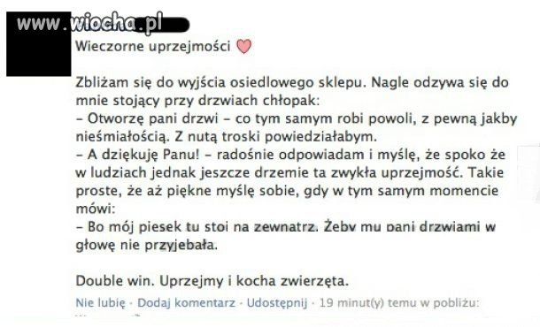 Wieczorne uprzejmości